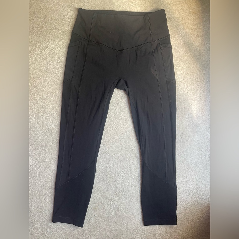 Lululemon Yoga Pant Leggings Black Size 8 EUC
